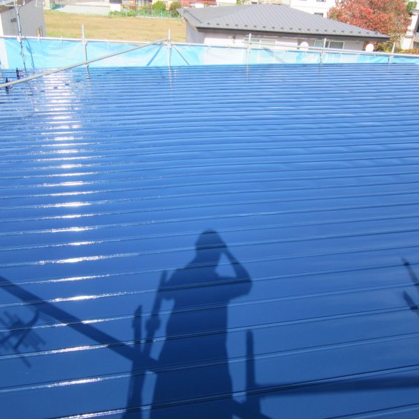 屋根塗装工事完成